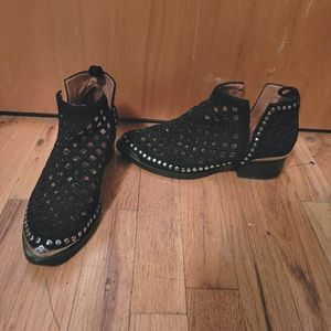 jeffrey campbell taggart booties suede studded